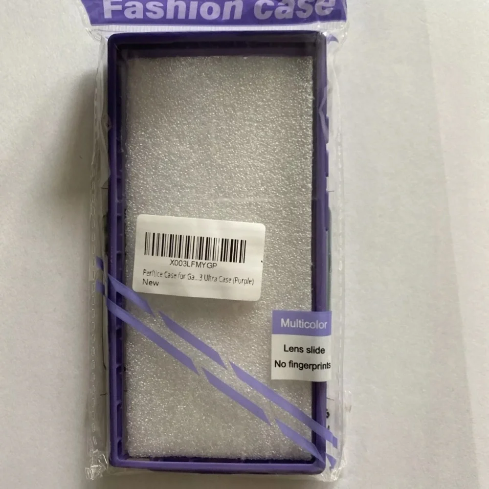SAMSUNG GALAXY 23 Ultra Purple Phone Case With Lens Slide